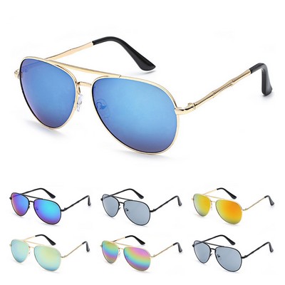 Anti-uv Aviator Sunglasses