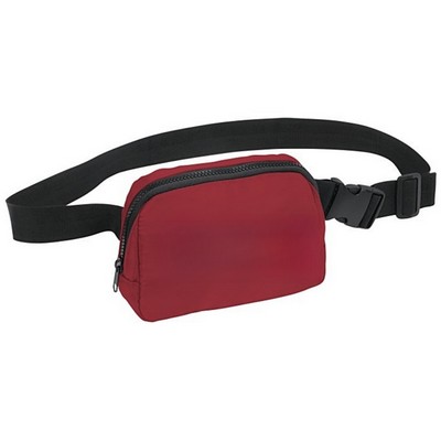 Adjustable Water-Resistant Nylon Waist Pack Pouch