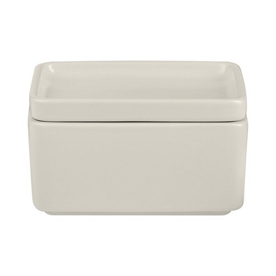 Blomus Pilar Butter Dish / Condiment Or Snack Server - Moonbeam Beige