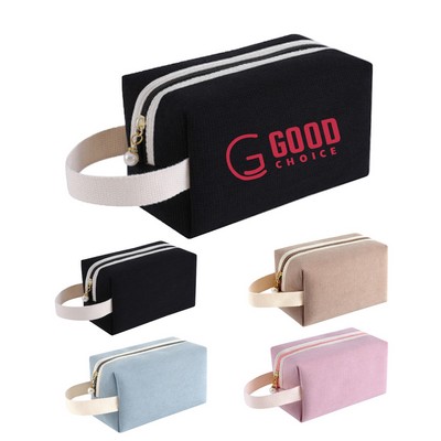 Corduroy Makeup Bag