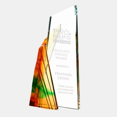 Amber/Green Geode Award