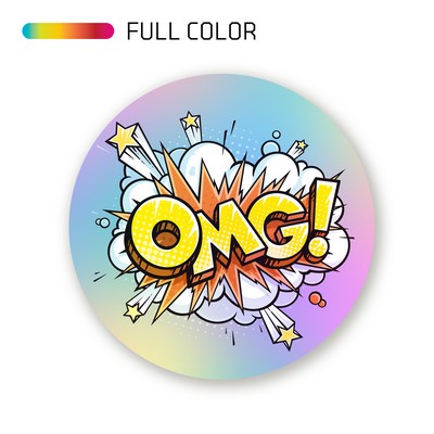 Custom Holographic Stickers - 16.01 To 20 Square Inches