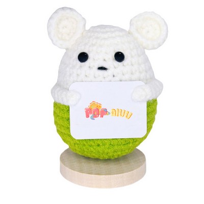 Positive Hamster Mood Crochet Doll