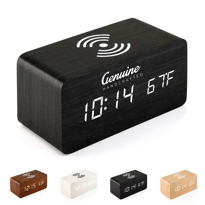 Wireless Charging Digital Alarm Clock