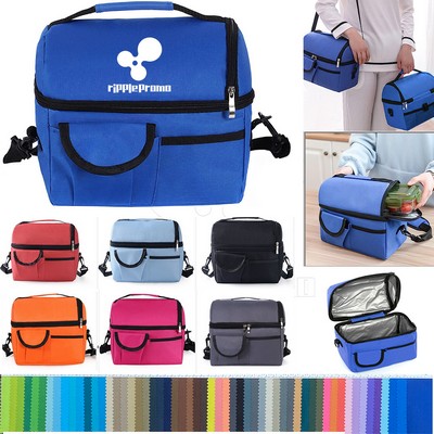 Custom Portable Insulated Cooler Lunch Bag