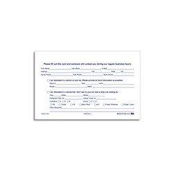 Customer Lead Cards