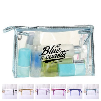 Zippered PVC Makeup Bag