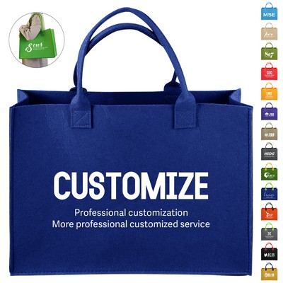 Custom Felt Tote Bag