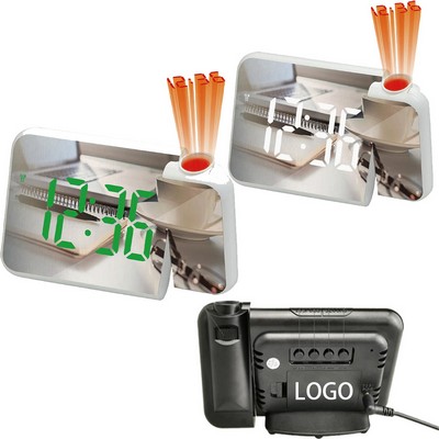 Mirror LED Large Screen Projection Electronic Clock