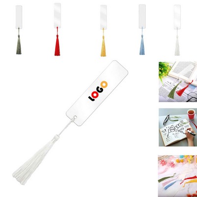 Acrylic Bookmark with Tassels