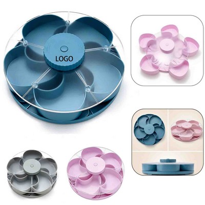 Rotating Separated Snack Tray