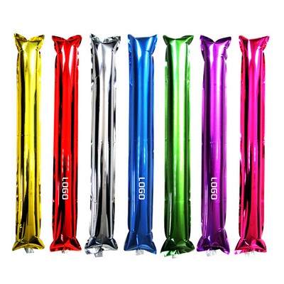 Aluminum Inflatable Cheer Sticks Thunder Inflating Rods