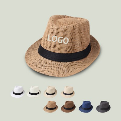 Straw Jazz Hat