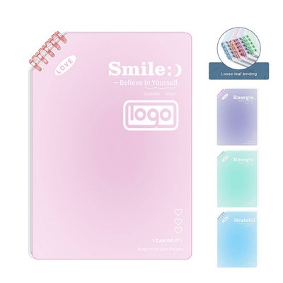 B5 Plastic Spiral Notebook