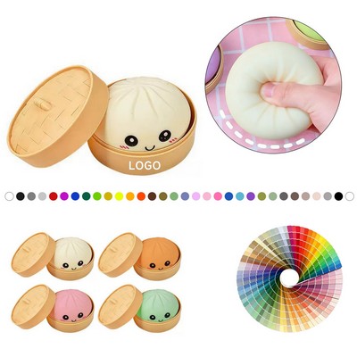 Simulation Steamed Bun Squeeze Stress Toy