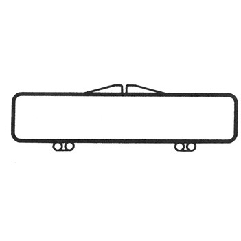 Rigid Clear Hinged Plastic Box (3 1/2"x11/16"x1/2")