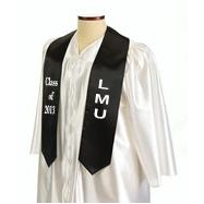 Custom 60" Graduation Sash - Black