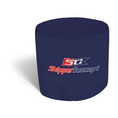 32''x43'' Round Fitted Premium Table Cover - 9 Oz. Polyester w Digital Print