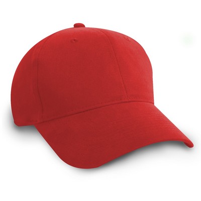 Constructed Mid Weight Brushed Cotton Twill Cap