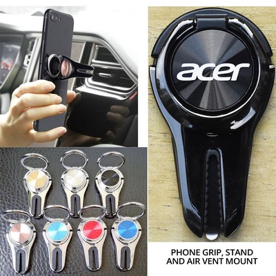 3" 1 Phone Stand, Grip & Car Air Vent Mount