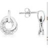 Jilco Inc. Sterling Silver Tri Circle Earrings