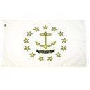 Rhode Island Indoor Parade Flag w/Fringe (4'x6')