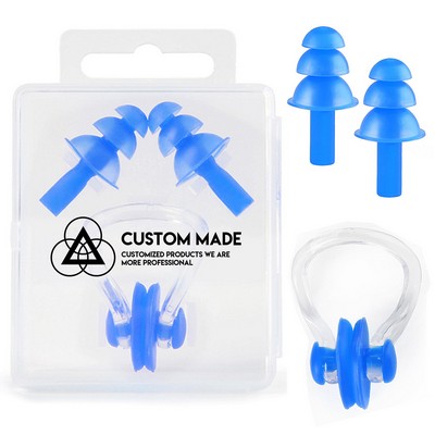 Swimming Earplugs Nose Clip