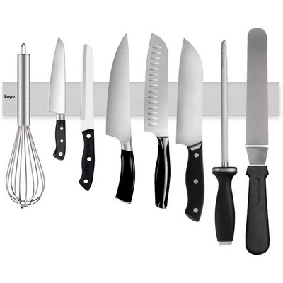 16" Stainless Steel Magnetic Knife Bar Holder For Wall