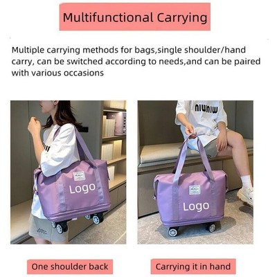 Foldable Expandable Oxford Cloth Travel Duffel Bag