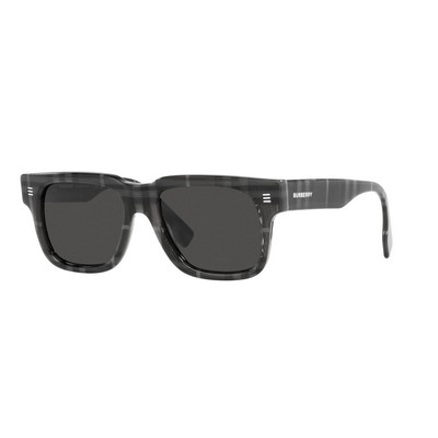 Burberry® Hayden Charcoal Gray Check Sunglasses