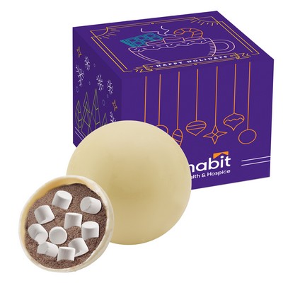 Classic Hot Chocolate Bomb in Box - White Chocolate