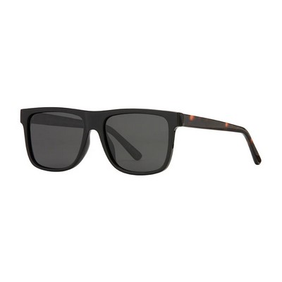 Diego Onyx & Walnut Tortoise Polarized Sunglasses