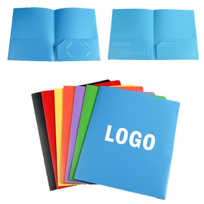 Multicolor Plastic Two Pocket Folders