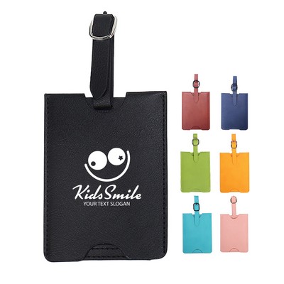 Premium Minimalist PU Luggage Tag