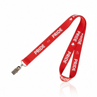 3/4" Custom Printed Polyester Lanyard