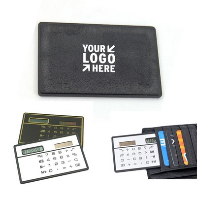 Credit Card Design Solar Power Calculator