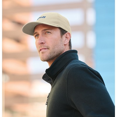 Port Authority® Leather Strap Cap