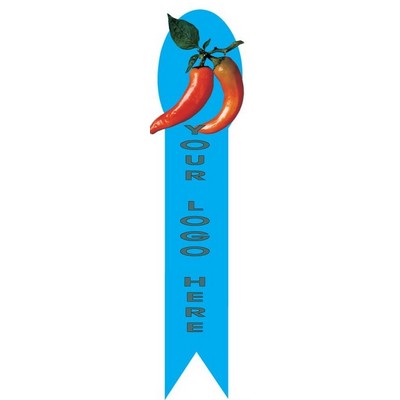 Chili Peppers Bookmark w/ Black Back