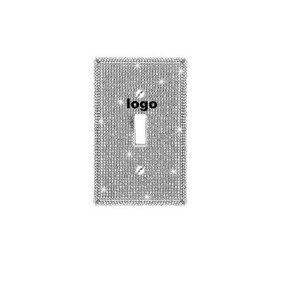 Crystal Decorative Outlet Cover for US Standard Wall Switches