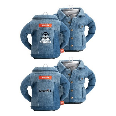 The Denim Can Cooler, By Puffin Drinkwear