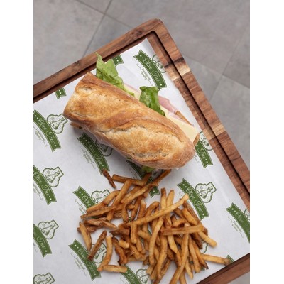 One Color 1-Sided Food Safe Paper (6" x 10")