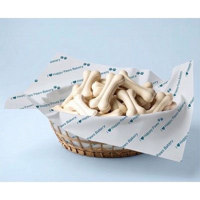 One Color 1-Sided Food Safe Paper (8" x 10")