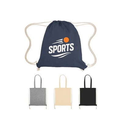 Recycled Cotton Drawstring Bag