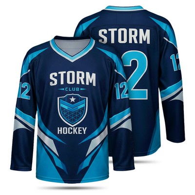 Custom Full Color Sublimated Performance Ice Hockey Jersey