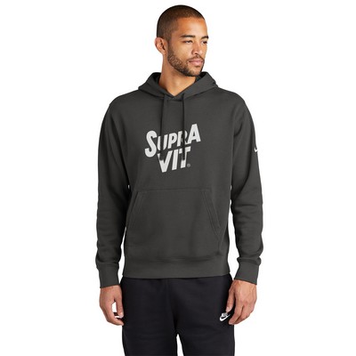 Nike® Club Fleece Sleeve Swoosh Pullover Decorated Hoodie