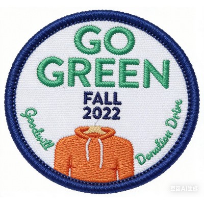 3" Custom Woven Patch for Hats & Apparel
