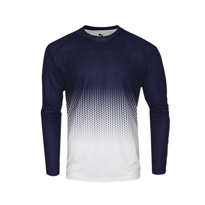 Badger Youth Hex 2.0 Long Sleeve T-Shirt - 2224
