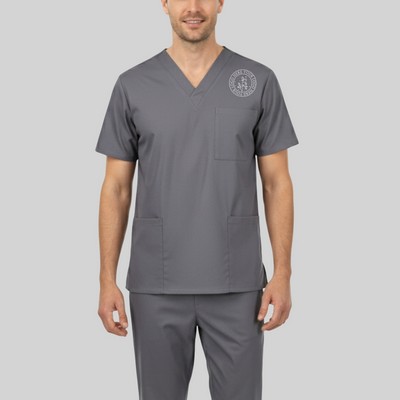M&M Scrubs Men Scrub Set Medical Scrub Top and Pants - 2XL