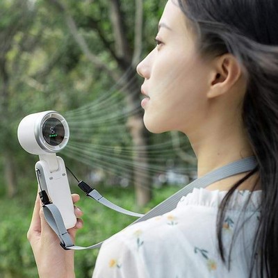 Rechargeable Cooling Hand Held Summer Mini Foldable Turbo Fan