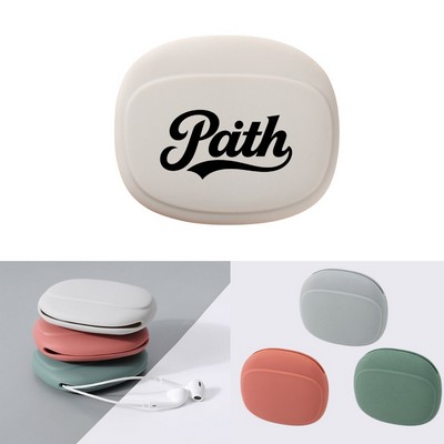 Flexible Lightweight Silicone Cable Storage Pouch